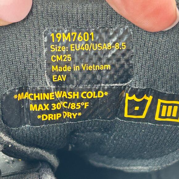 Vibram Fivefingers V-Alpha Trail Running Shoes Black/Yellow Men's 8-8.5 NWOB - Picture 9 of 9